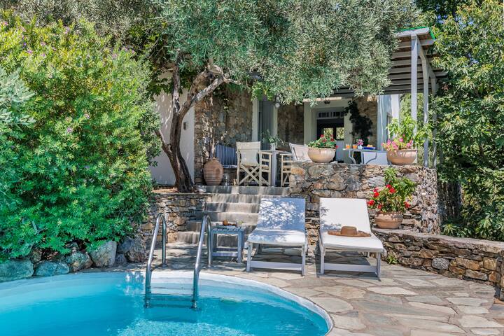 Chestnut Tree Cottage — pet-friendly cottage surrounded by olive groves